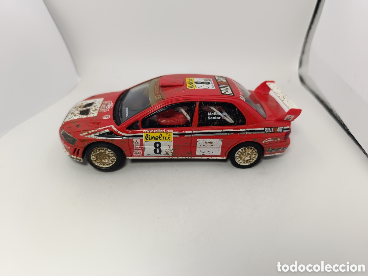 Scalextric: Scalextric Mitsubishi Lancer Evo VII Efecto barro