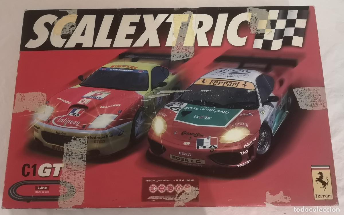 Scalextric: SCALEXTRIC CIRCUITO C1 GT TECNITOYS &iexcl;CONTENIDO PERFECTO ESTADO!
