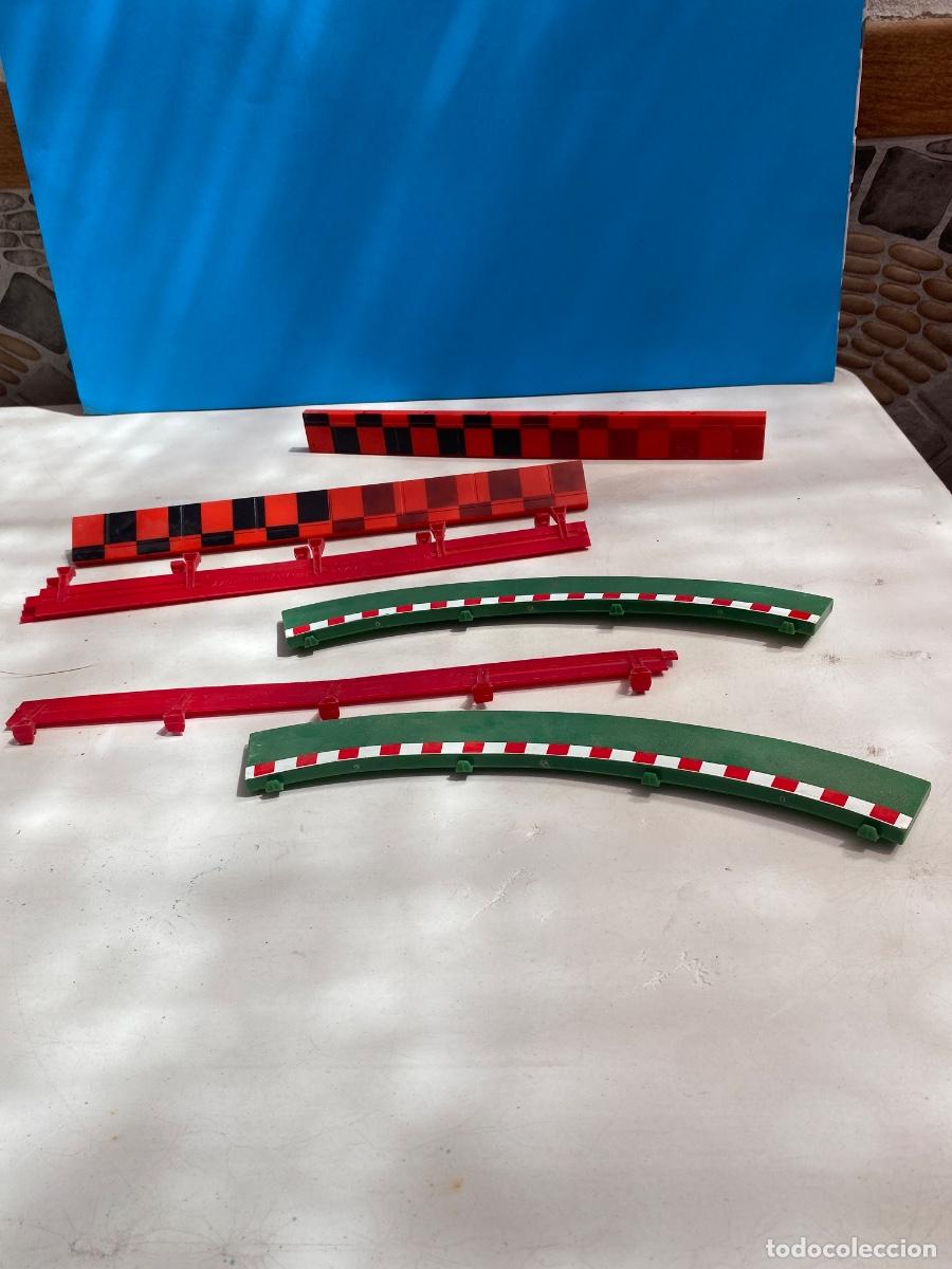 Scalextric: Lote de piezas de scalextric