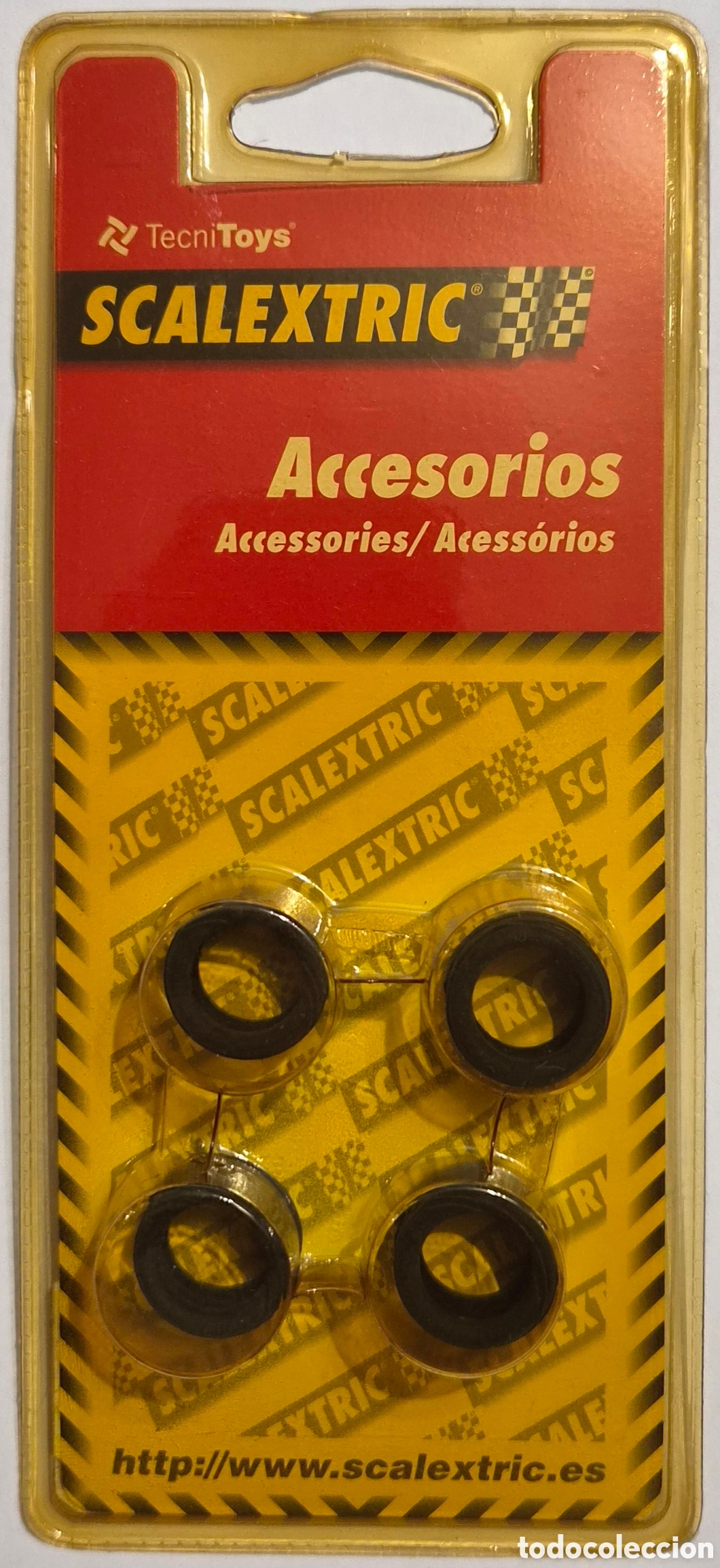 Scalextric: SCALEXTRIC 4X NEUMATICO TIPO 2 (18,3 X 9,8 MM) REF. 8768
