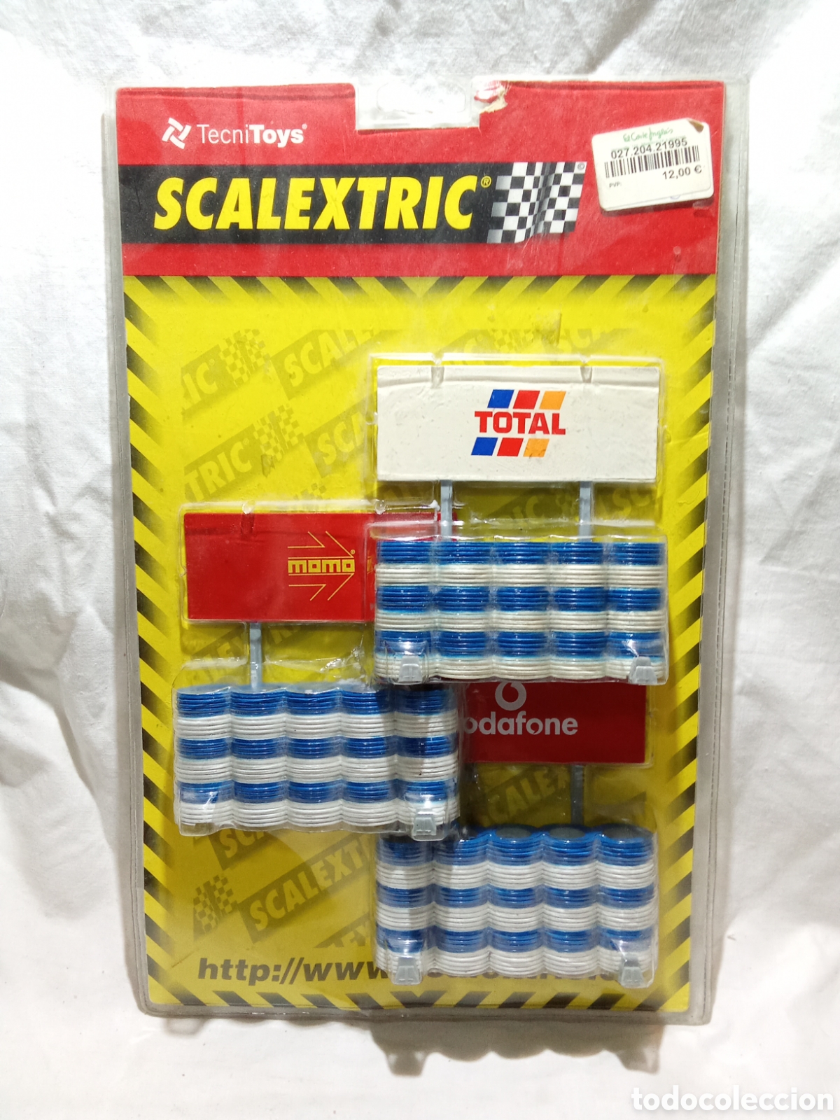 Scalextric: VALLAS DE DECORACI&Oacute;N REF.8810 DE SCALEXTRIC TECNITOYS EN BLISTER