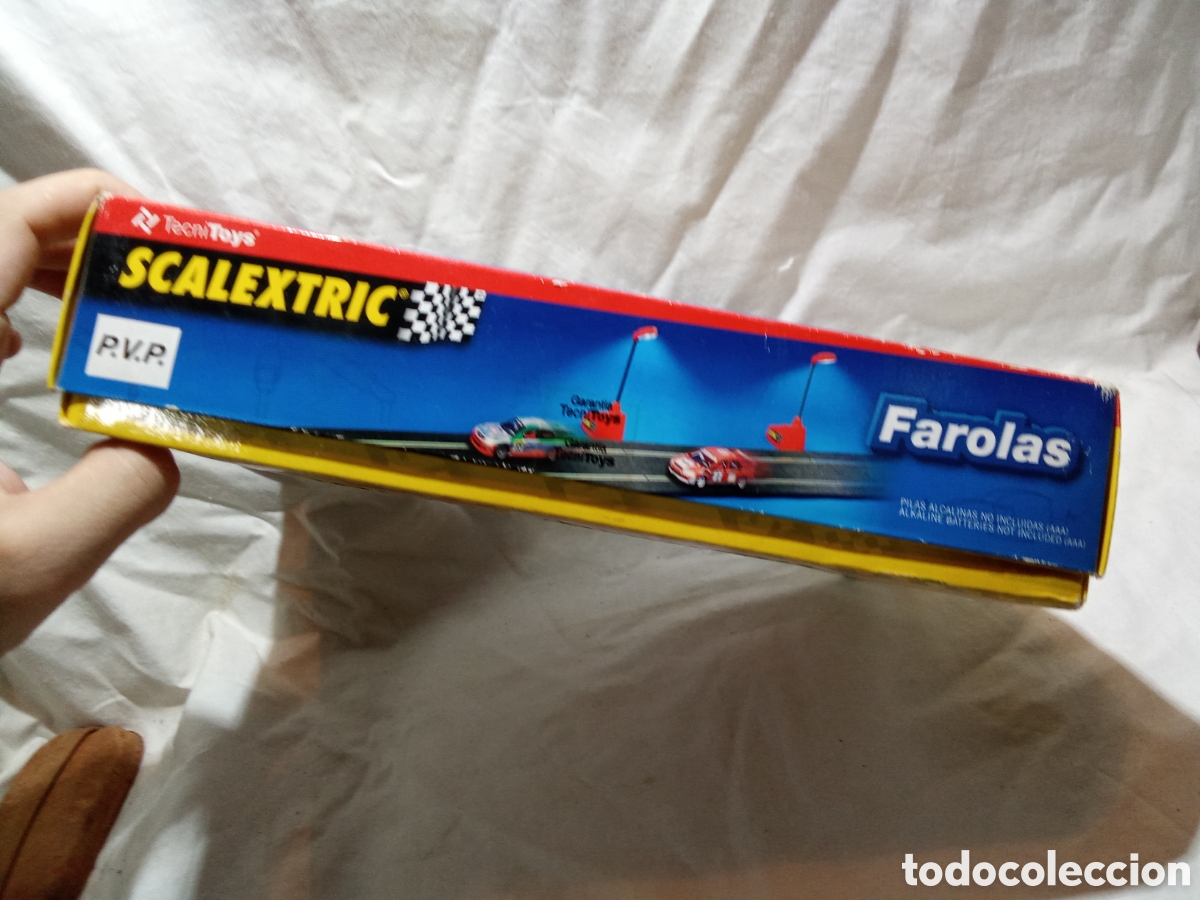 Scalextric: FAROLAS REF.8833 DE SCALEXTRIC TECNITOYS EN BLISTER - Foto 4