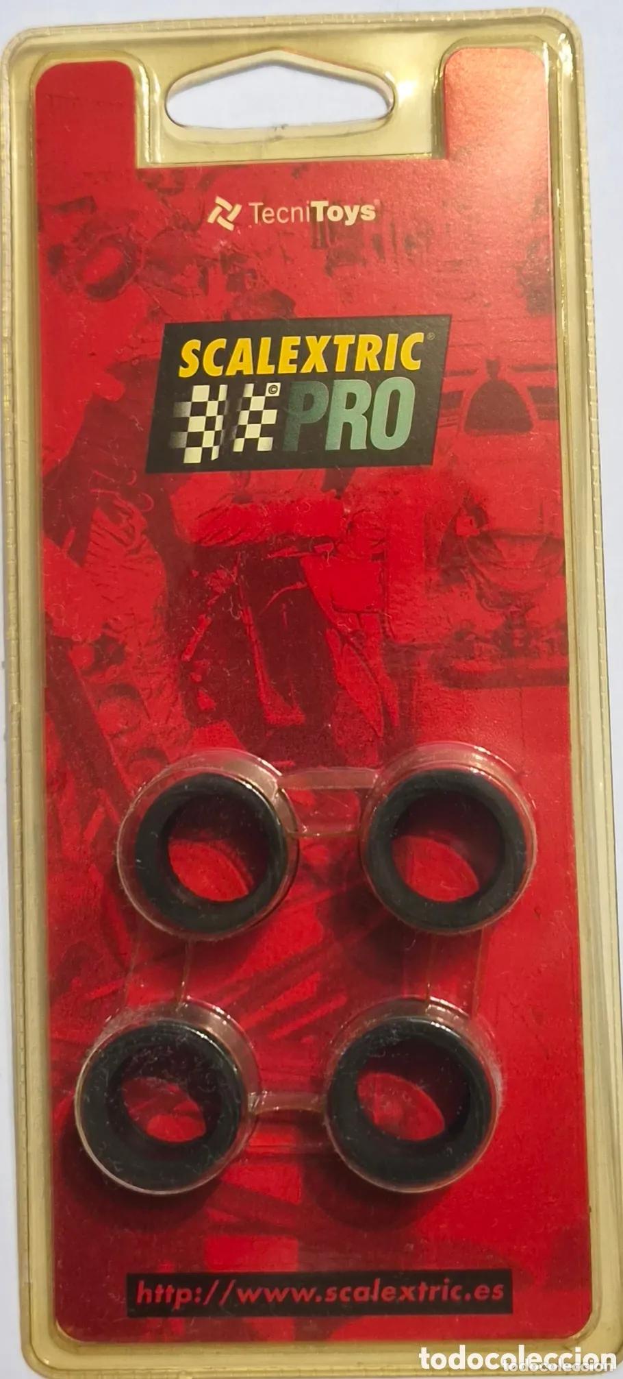 Scalextric: SCALEXTRIC 4X NEUMATICO PRO (21 X 12 MM) REF. 5004
