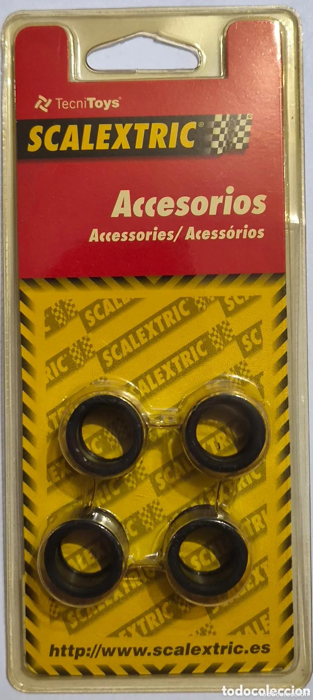 Scalextric: SCALEXTRIC 4X NEUMATICO TIPO 5 (21 X 12 MM) REF. 8771