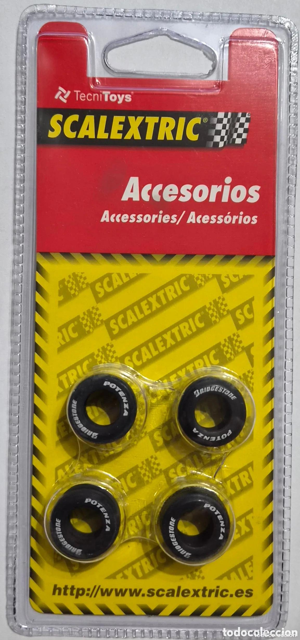 Scalextric: SCALEXTRIC 4X NEUMATICO TIPO 6 (19,5 X 11,7 MM) REF. 8813