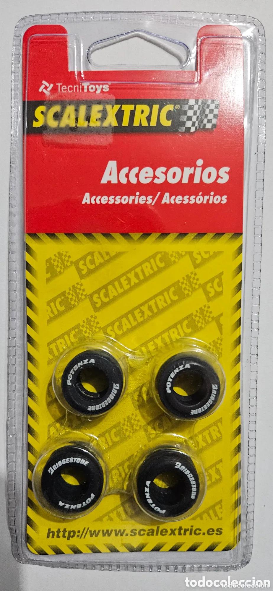 Scalextric: SCALEXTRIC 4X NEUMATICO TIPO 6 (19,5 X 11,7 MM) REF. 8813
