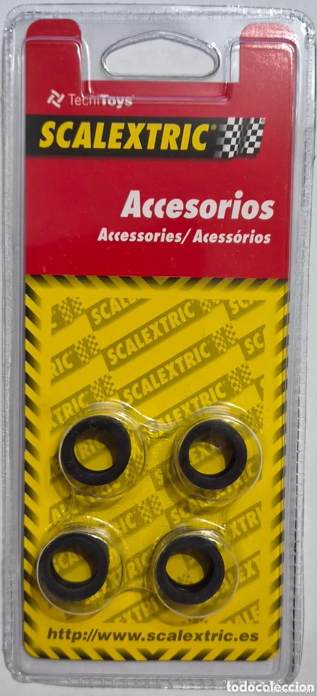 Scalextric: SCALEXTRIC 4X NEUMATICO TIPO 8 (18,3 X 9,8 MM) RALLY REF. 8834