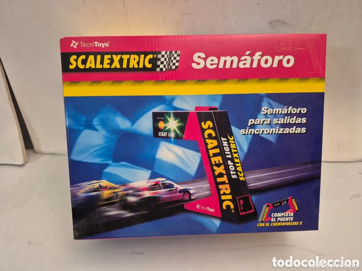 Scalextric: SCALEXTRIC TECNY TOYS 8805- SEM&Aacute;FORO PARA SALIDAS SINCRONIZADAS, NUEVO