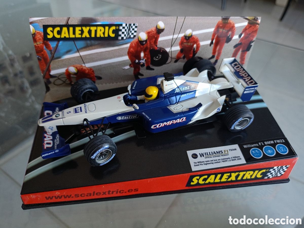 Scalextric: SLOT CAR SCX SCALEXTRIC 6095 WILLIAMS F1 #5 2001 COMPAQ RALF SCHUMACHER