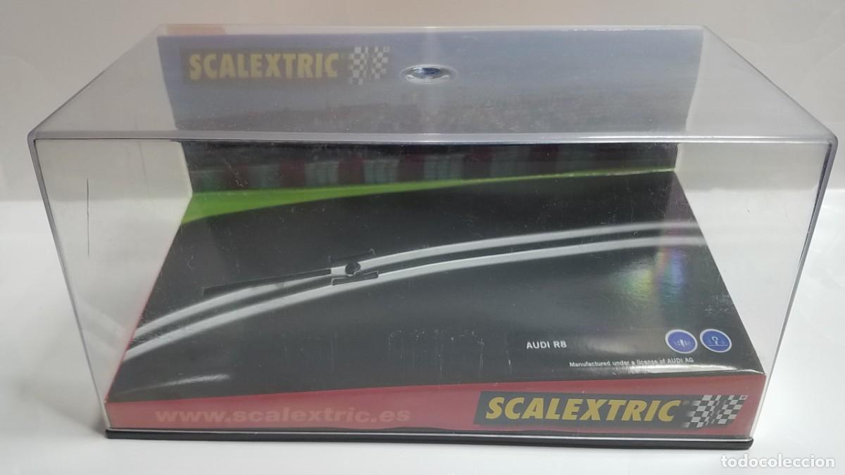 Scalextric: SLOT SCALEXTRIC TECNITOYS CAJA O URNA COCHE AUDI R8 GULF REF. 6100