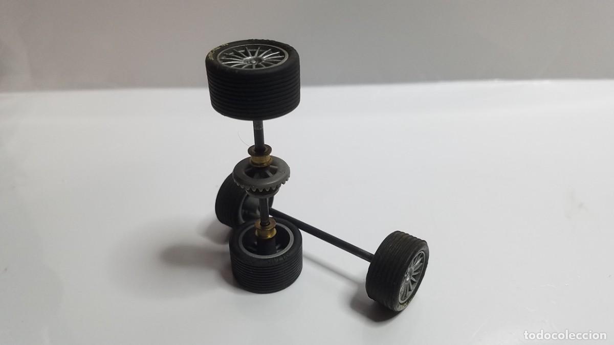 Scalextric: SLOT SCALEXTRIC TECNITOYS JUEGO EJES TREN RUEDAS AUDI R8