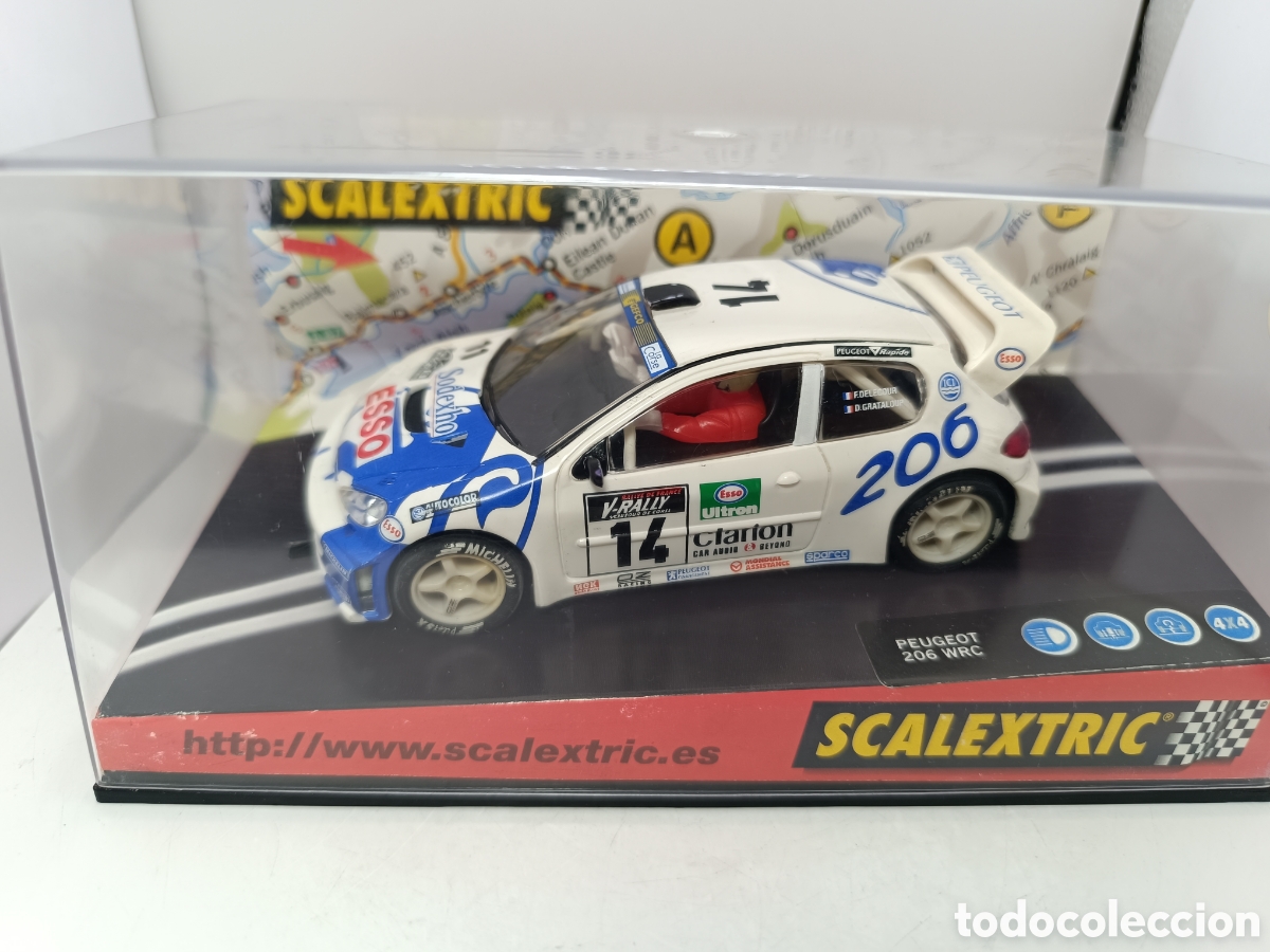 Scalextric: SCALEXTRIC PEUGEOT 206 WRC ESSO 6024
