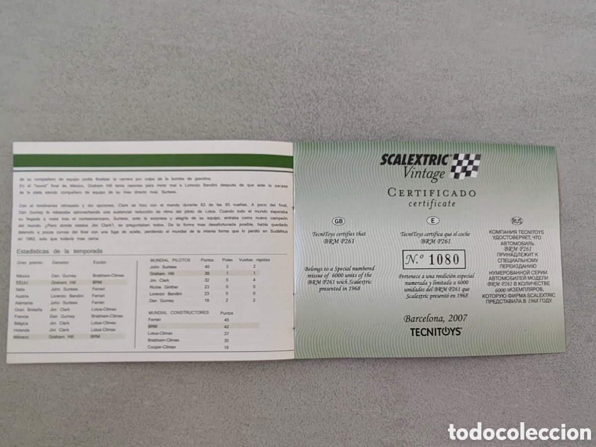 Scalextric: BRM P261 edici&oacute;n limitada - Foto 2