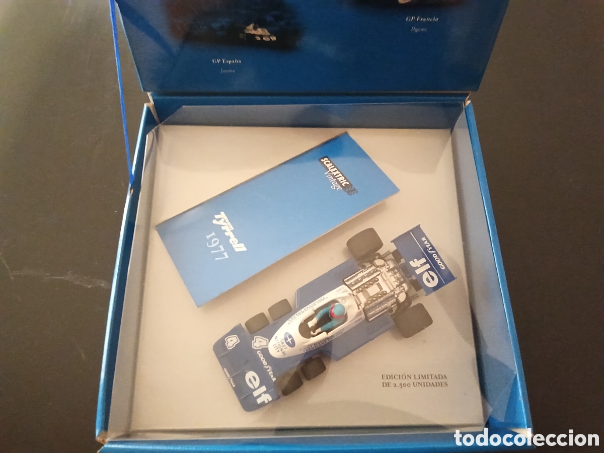 Scalextric: Coche scalextric Vintage Tyrrell- P 34 edici&oacute;n limitada 2500 unidades