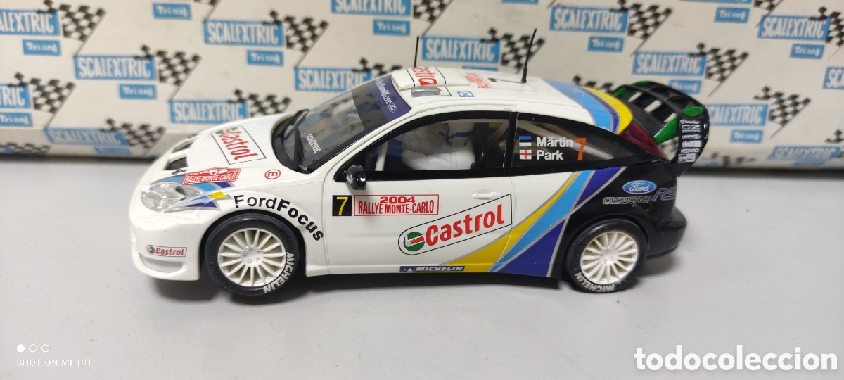 Scalextric: FORD FOCUS WRC RALLY MONTECARLO 2004 SCALEXTRIC TECNITOYS