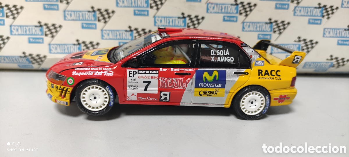 Scalextric: MITSUBISHI LANCER EVO VII RALLY CATALU&Ntilde;A SCALEXTRIC TECNITOYS