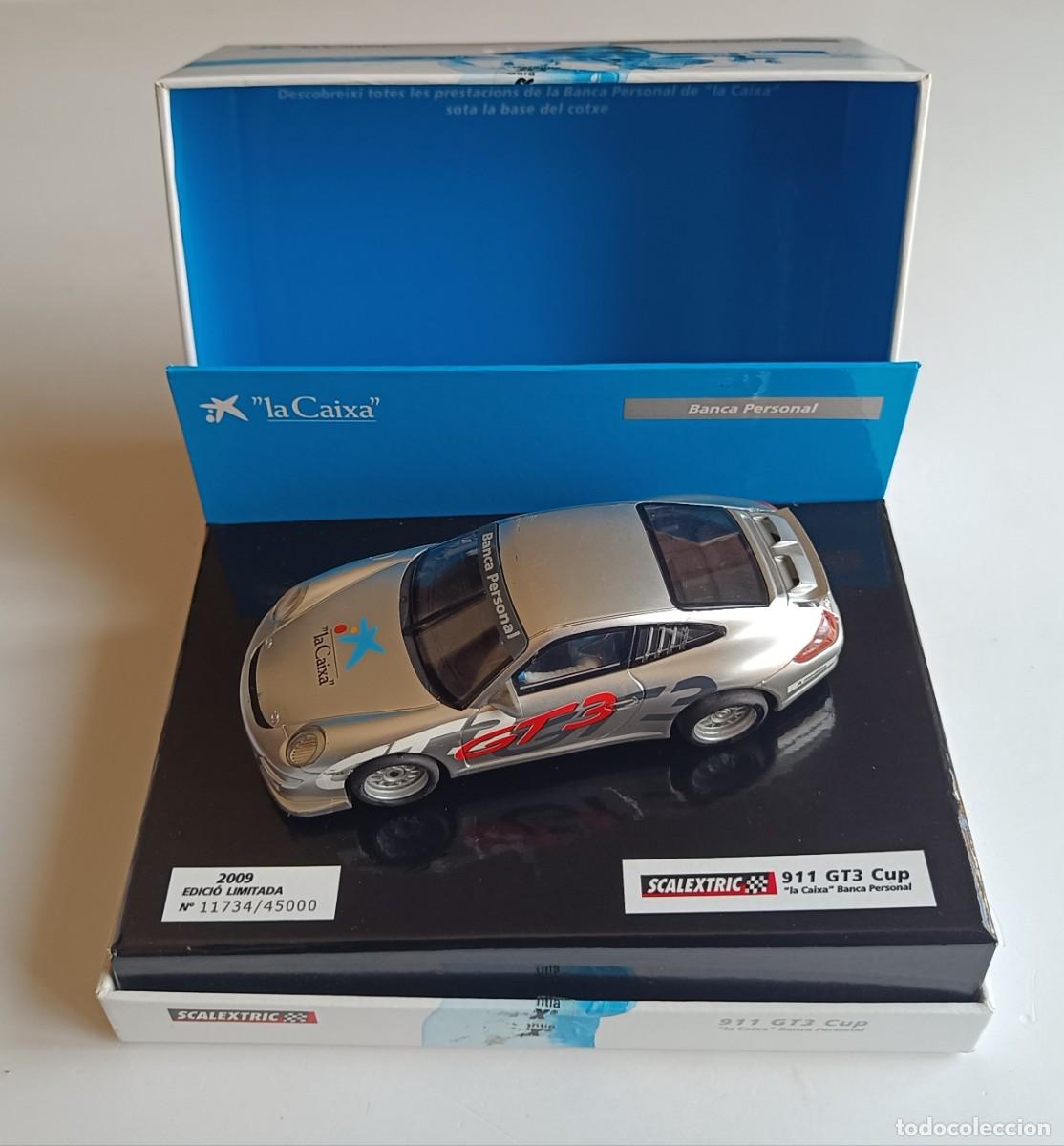 Scalextric: COCHE SCALEXTRIC - PORCHE 911 GT3 CUP - EDICION LIMITADA 2009 - LA CAIXA.