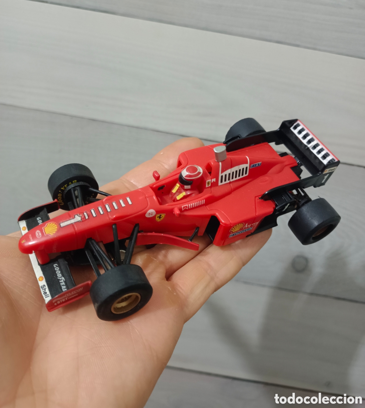Scalextric: Ferrari F310 N&deg;1 Michael Shumacher marca cartronic , scalextric, slot