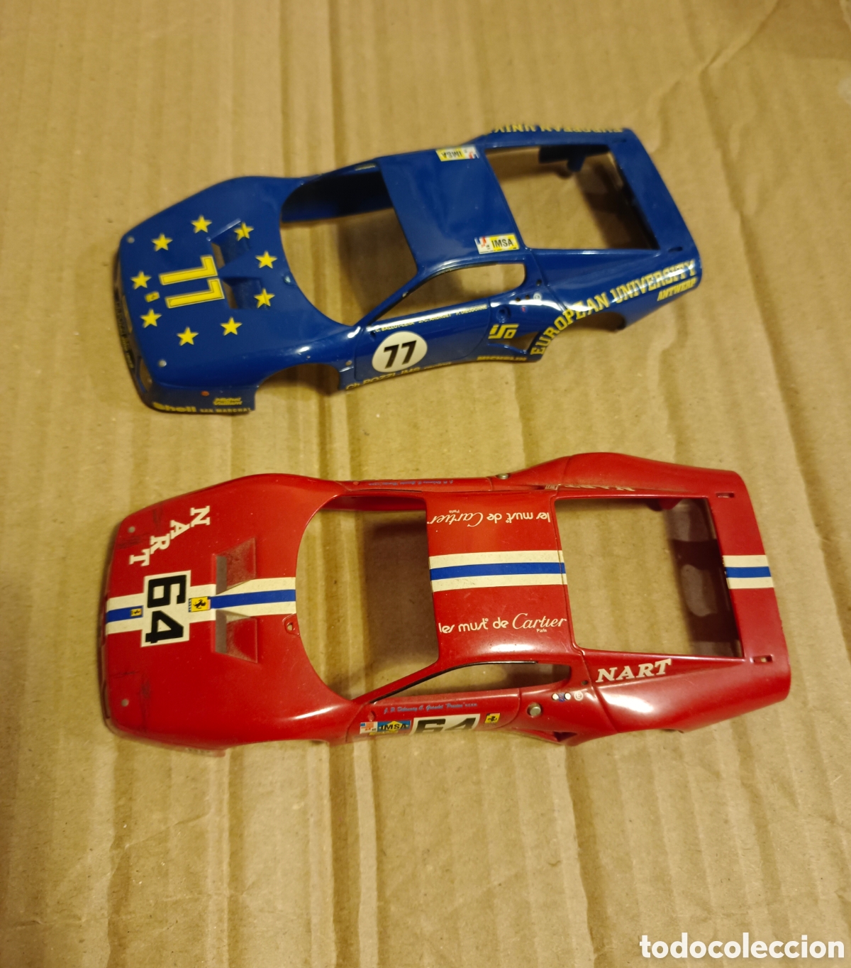 Scalextric: 2 carrocerias Ferrari 512 BB lm le mans carrera , scalextric