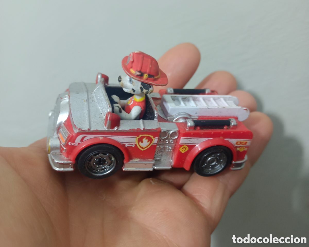 Scalextric: Coche de bomberos Marshall patrulla canina carrera first scalextric