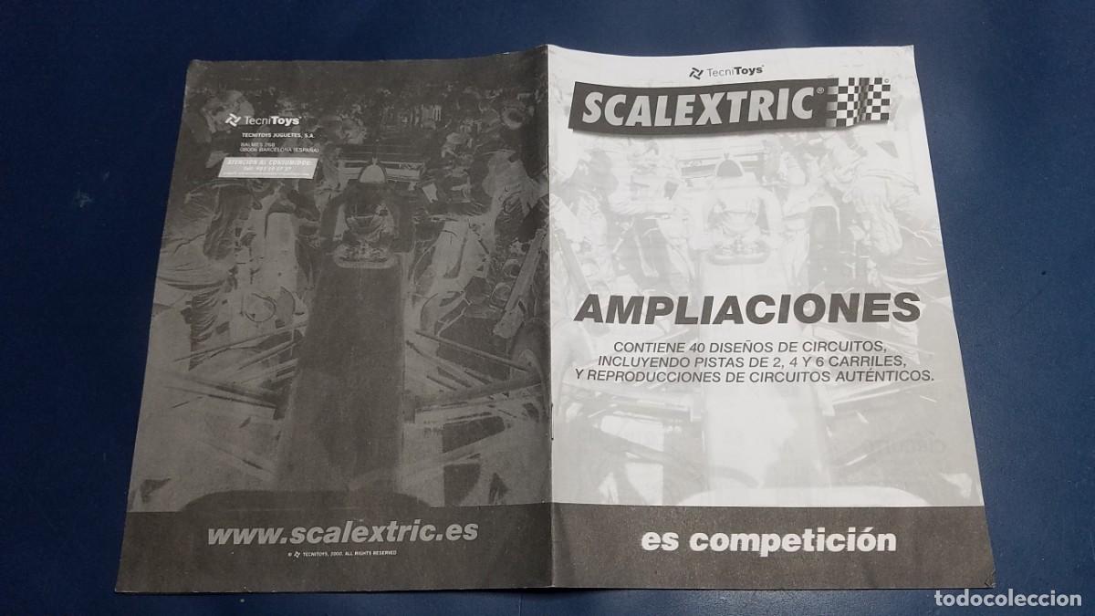 Scalextric: SLOT SCALEXTRIC TECNITOYS CAT&Aacute;LOGO AMPLIACIONES 16 P&Aacute;GINAS EN BLANCO Y NEGRO