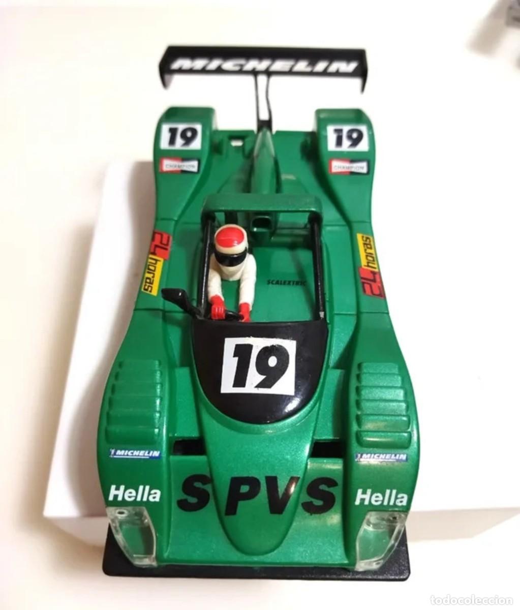 Scalextric: Coche Scalextric Super Sport LMC SPVS Verde N&ordm; 19 Ref. 6071 Tecnitoys - Probado y Funciona