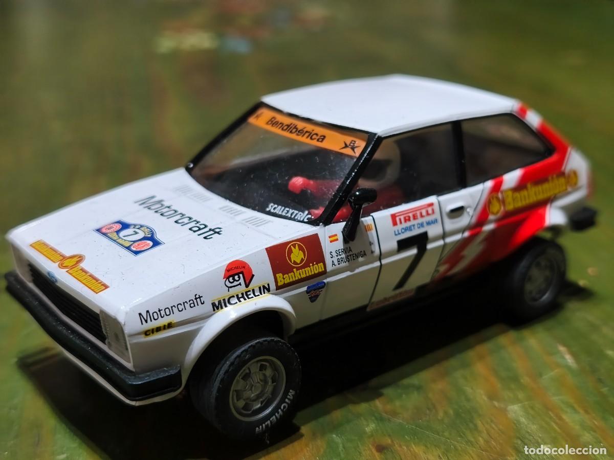 Scalextric: Ford Fiesta. Scalextric TecniToys. Rally Coata Brava 1981. Servi&agrave;-Brusteniga.
