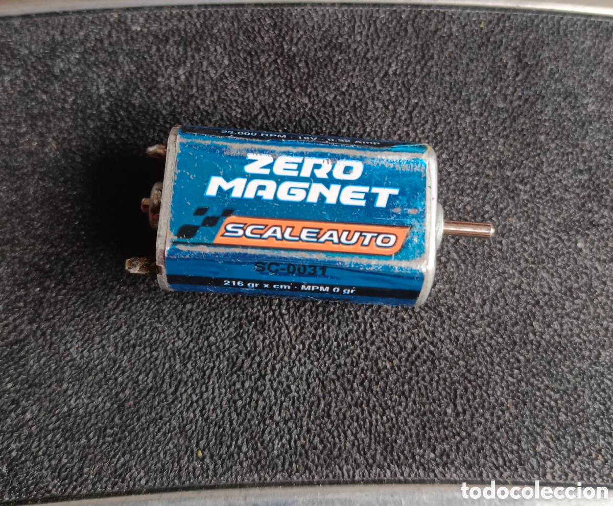 Scalextric: Motor scaleauto SC-0031 23.000 rpm zero magnet , scalextric, ninco , slot funcionando