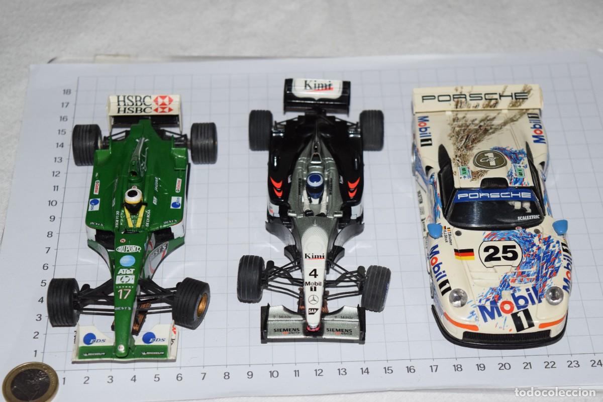 Scalextric: 3 Veh&iacute;culos / Slot variados - Scalextric TECNITOYS - Motores funcionan - &iexcl;Mira fotos y detalles!
