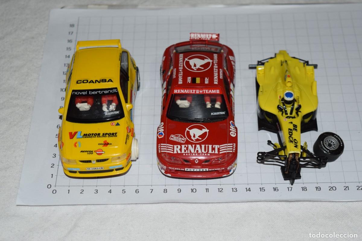Scalextric: 3 Veh&iacute;culos / Slot variados - Scalextric TECNITOYS - Motores funcionan - &iexcl;Mira fotos y detalles!
