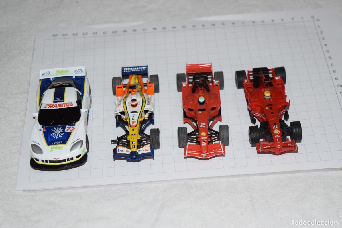 Scalextric: 4 coches variados SCX TECNITOYS / SCALEXTRIC Compact y otros - Escala 1:43 - &iexcl;Mira fotos/detalles!