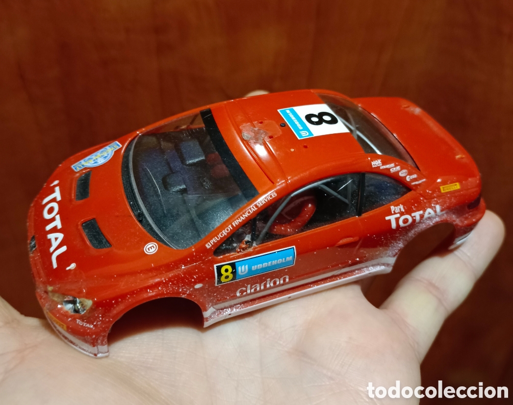 Scalextric: Carroceria peugeot 307 wrc ninco , scalextric con kit de luces
