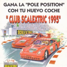 Scalextric: PUBLICIDAD CLUB SCALEXTRIC 1995