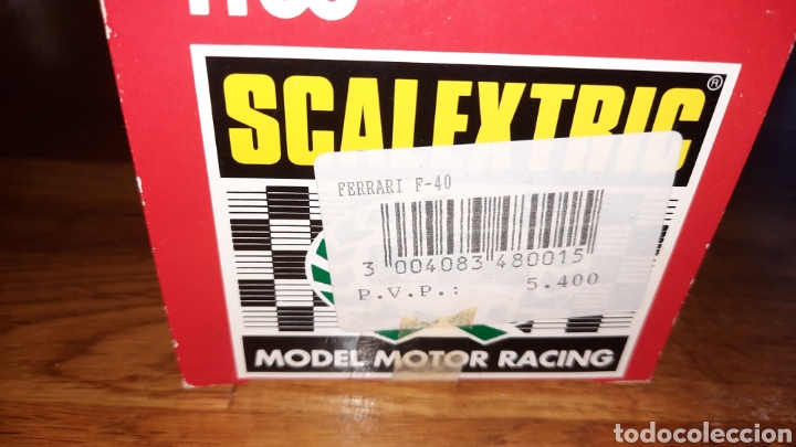 Scalextric: Scalextric tyco Ferrari F-40 Pilot. - Foto 2