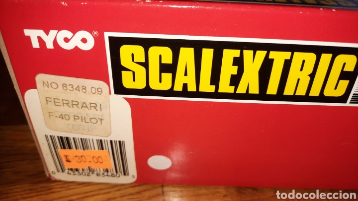 Scalextric: Scalextric tyco Ferrari F-40 Pilot. - Foto 3