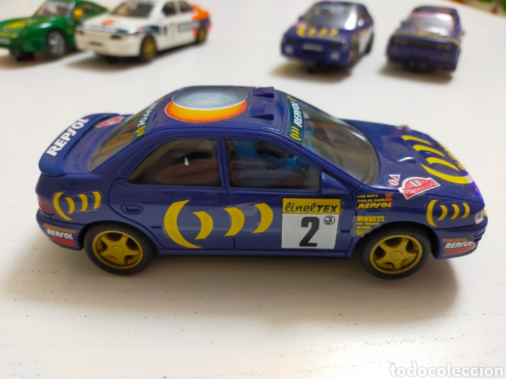 Scalextric: Coche Scalextric Subaru made in Spain - Foto 2