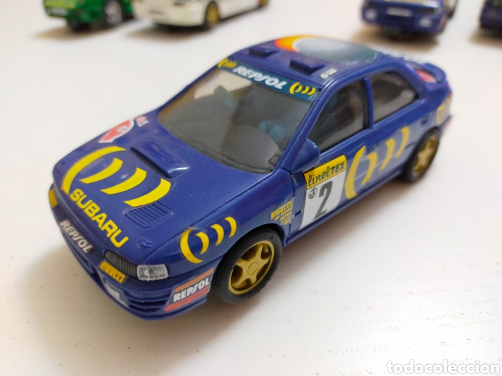 Scalextric: Coche Scalextric Subaru made in Spain - Foto 1