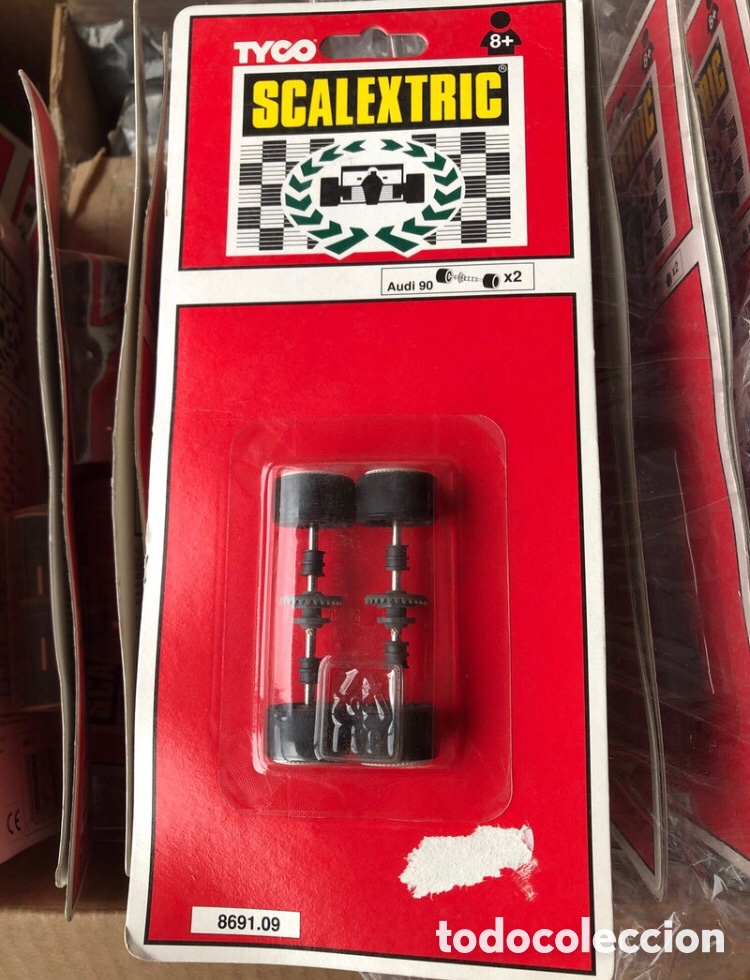 Scalextric: Blister Ejes Audi 90 tyco - Foto 1
