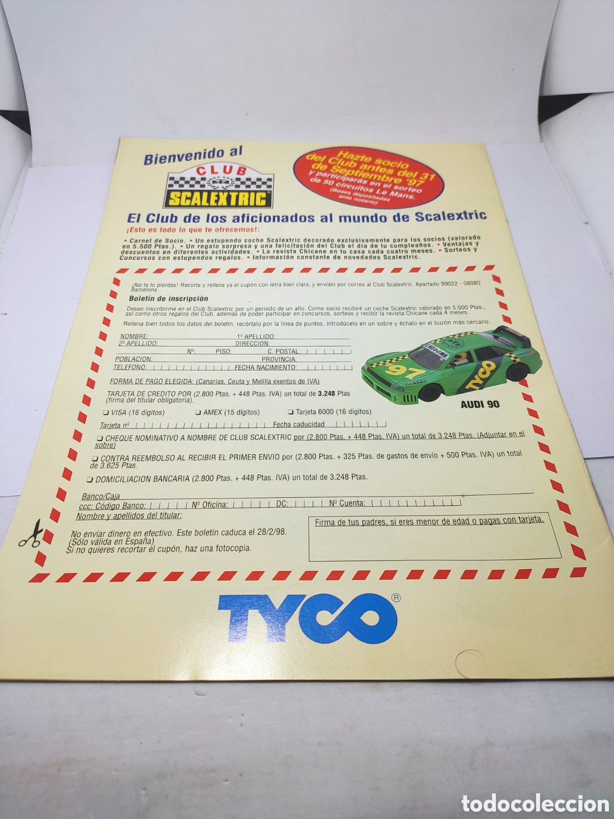 Scalextric: SCALEXTRIC CAT&Aacute;LOGO TYCO 1997 15 PAGINAS - Foto 3