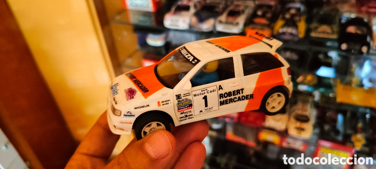 Scalextric: Seat ibiza Rober Mercader Scalextric tyco - Foto 1