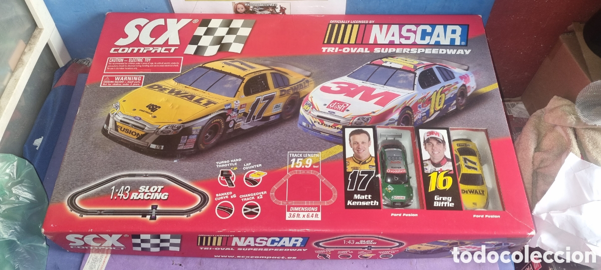 Scalextric: Scalextric nascar como nuevo - Foto 1