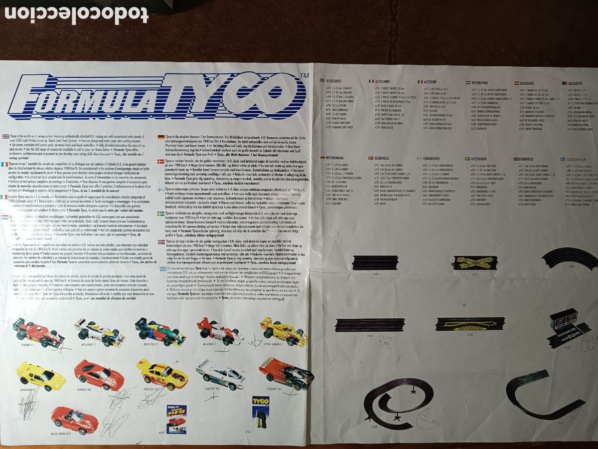 Scalextric: Cat&aacute;logo de Scalextric Tyco de Los a&ntilde;os 90. - Foto 1