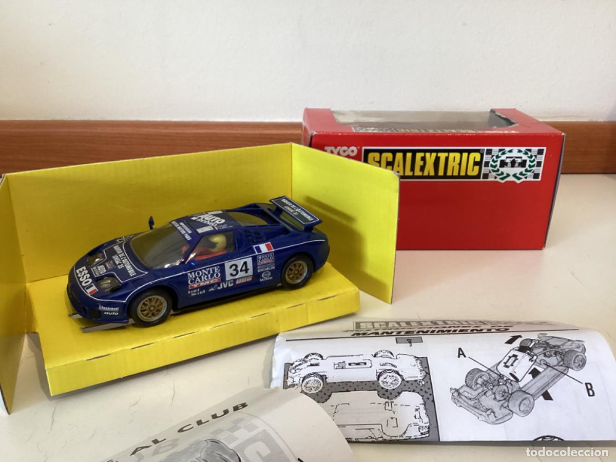 Scalextric: Bugatti EB 110 &rdquo;Le Mans&rdquo; Scalextric Tyco Ref 8386.09 1/32 - Foto 2