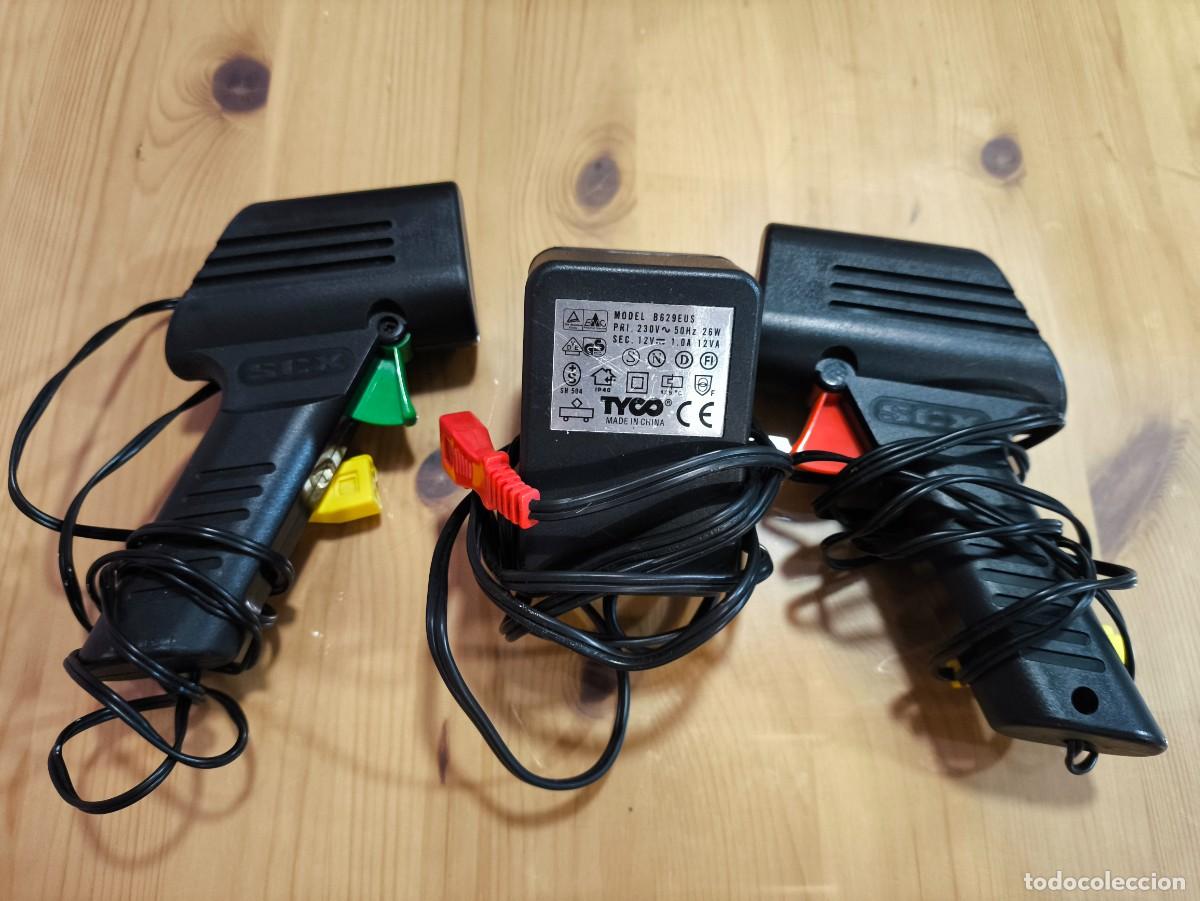 Scalextric: SET TRANSFORMADOR Y 2 MANDOS SCALEXTRIC TYCO - Foto 1