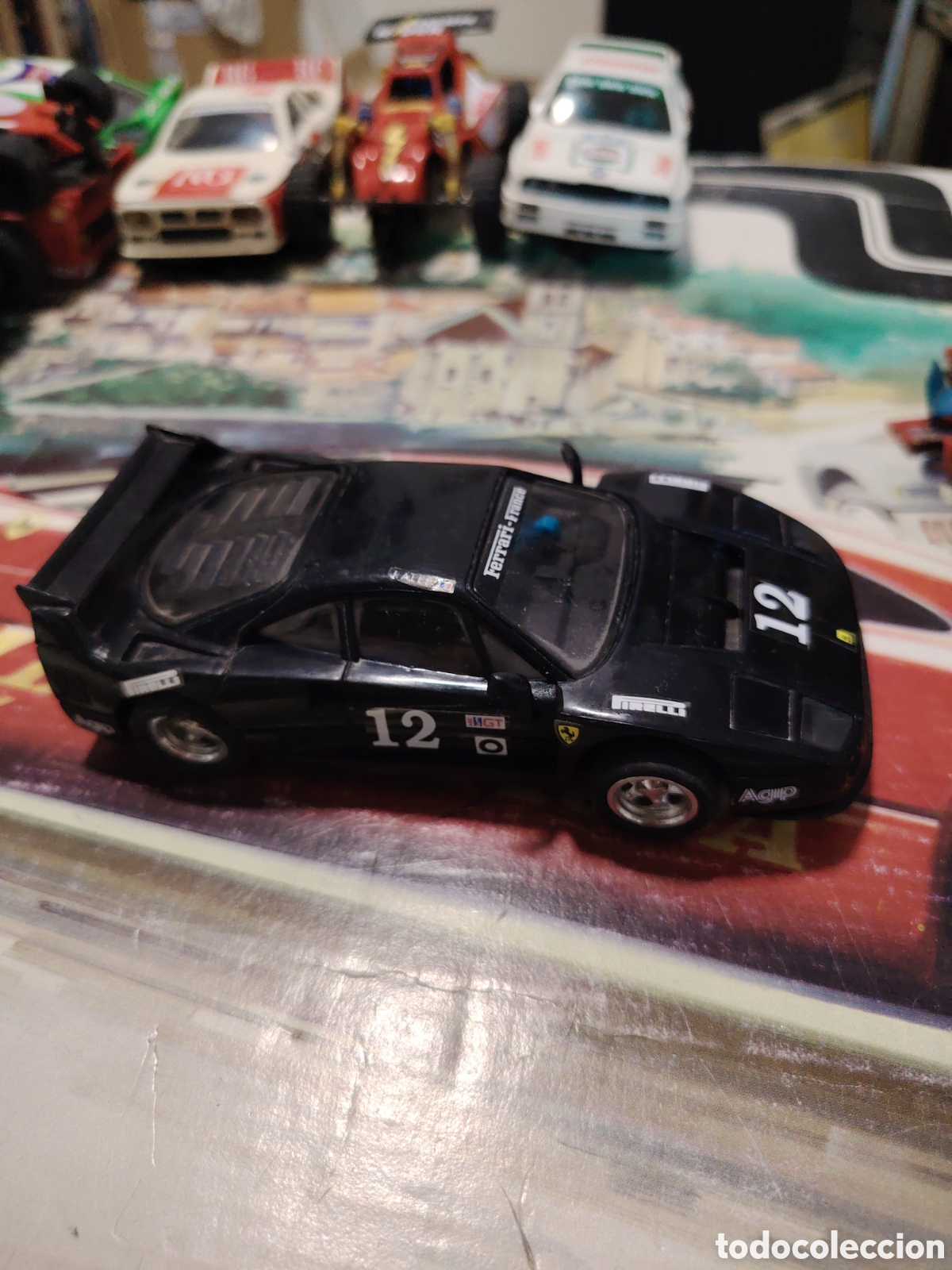 Scalextric: Ferrari f40 negro de tyco