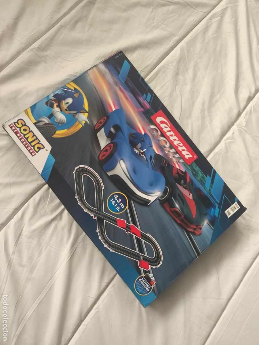 Scalextric: Carrera GO!!! . Sonic the Hedgehog (Referencia 63520). 2023 . Caja original