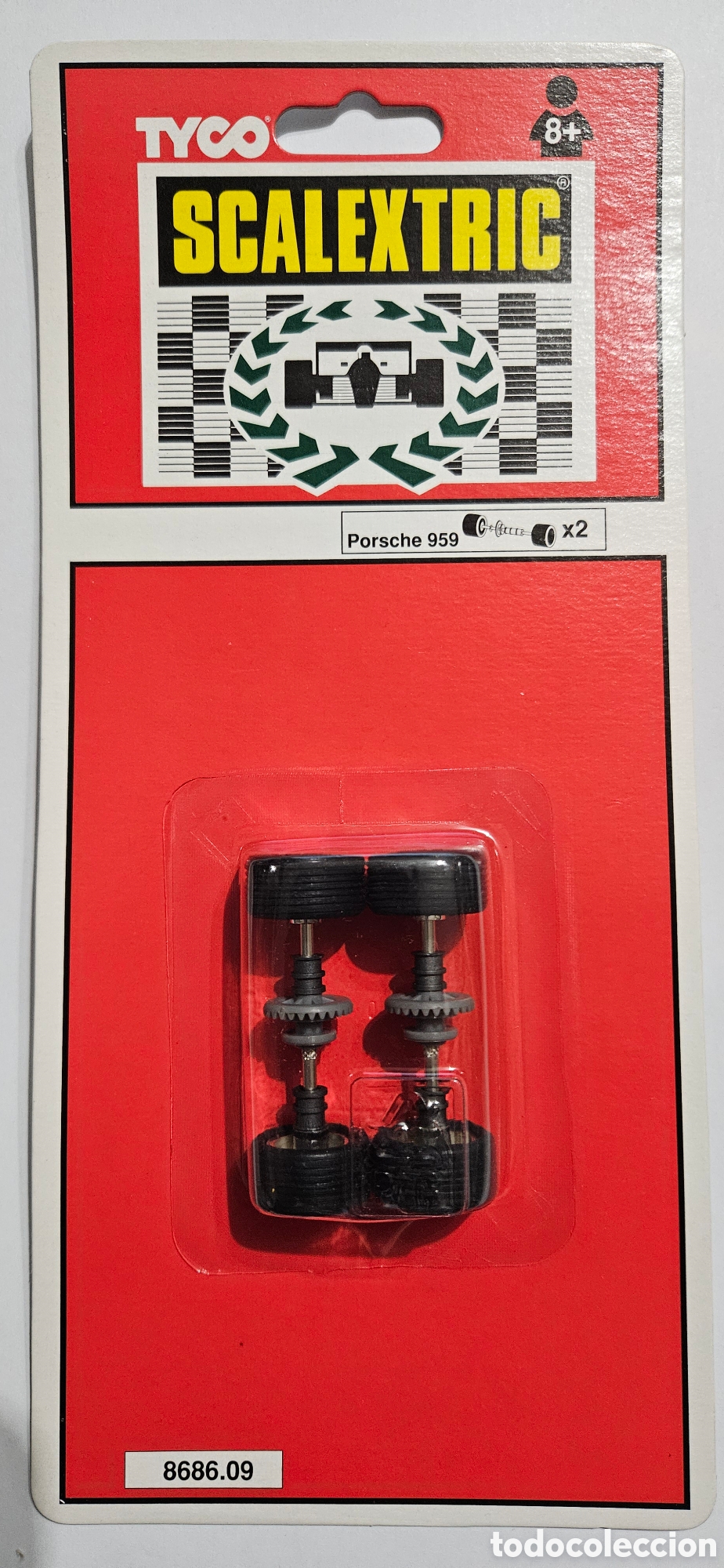 Scalextric: SCALEXTRIC 2X TREN RUEDAS POSTERIOR PORSCHE 959 REF. 8686.09