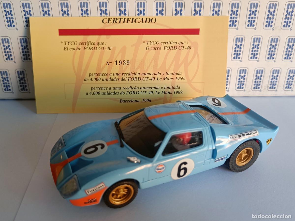 Scalextric: Ford GT40 Vintage SCALEXTRIC TYCO - Foto 2