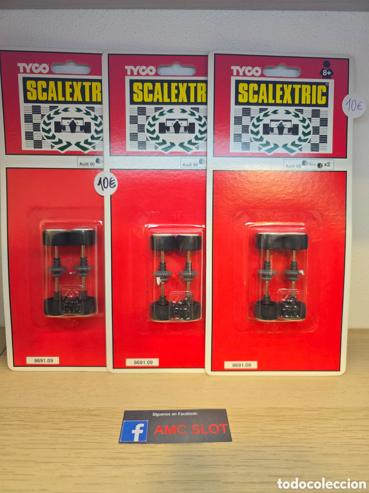Scalextric: 1 PACK BLISTER EJES AUDI 90 SCALEXTRIC NUEVO - Foto 1