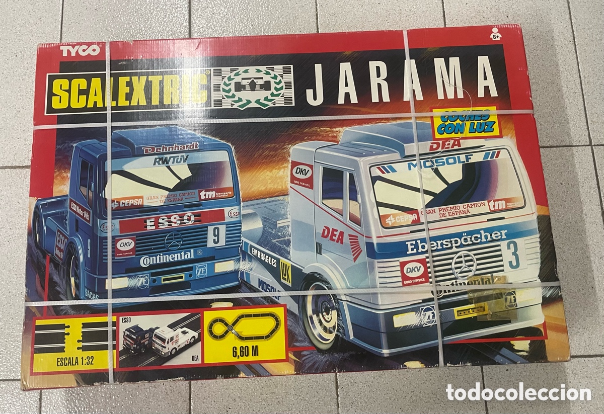 Scalextric: Scalextric TYCO Jarama Ref. 8033 NUEVO sin estrenar &ndash; Mercedes Camiones con luz &ndash; Escala 1:32